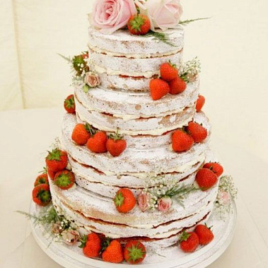 Торт клубничные розы купить - бердск.сладкоежкин.рф