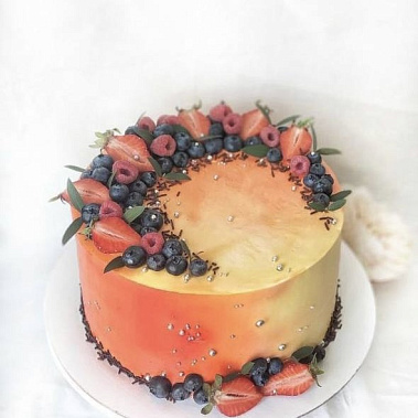 Торт «Закат» купить - бердск.сладкоежкин.рф