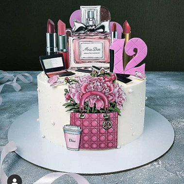 Торт "Косметика" купить - бердск.сладкоежкин.рф